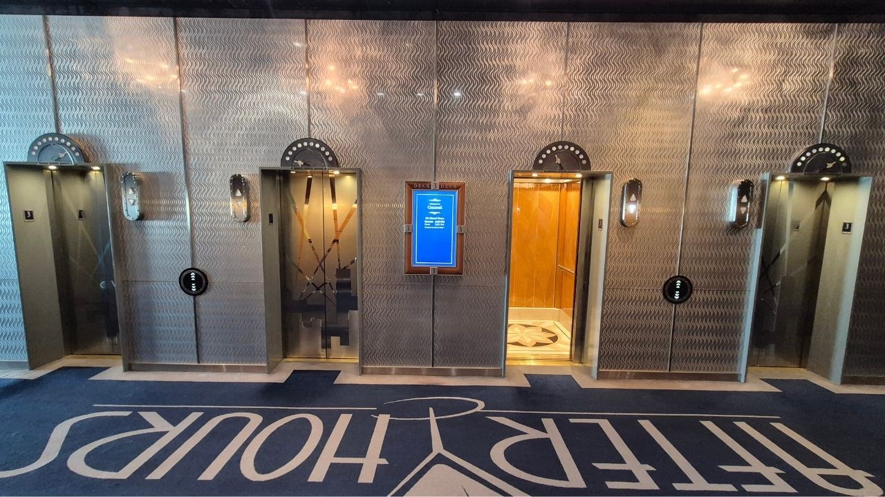 KONE Forward Traction Elevators on the Disney Magic