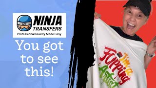 NinjaTransfer customer T-shirt Transfers