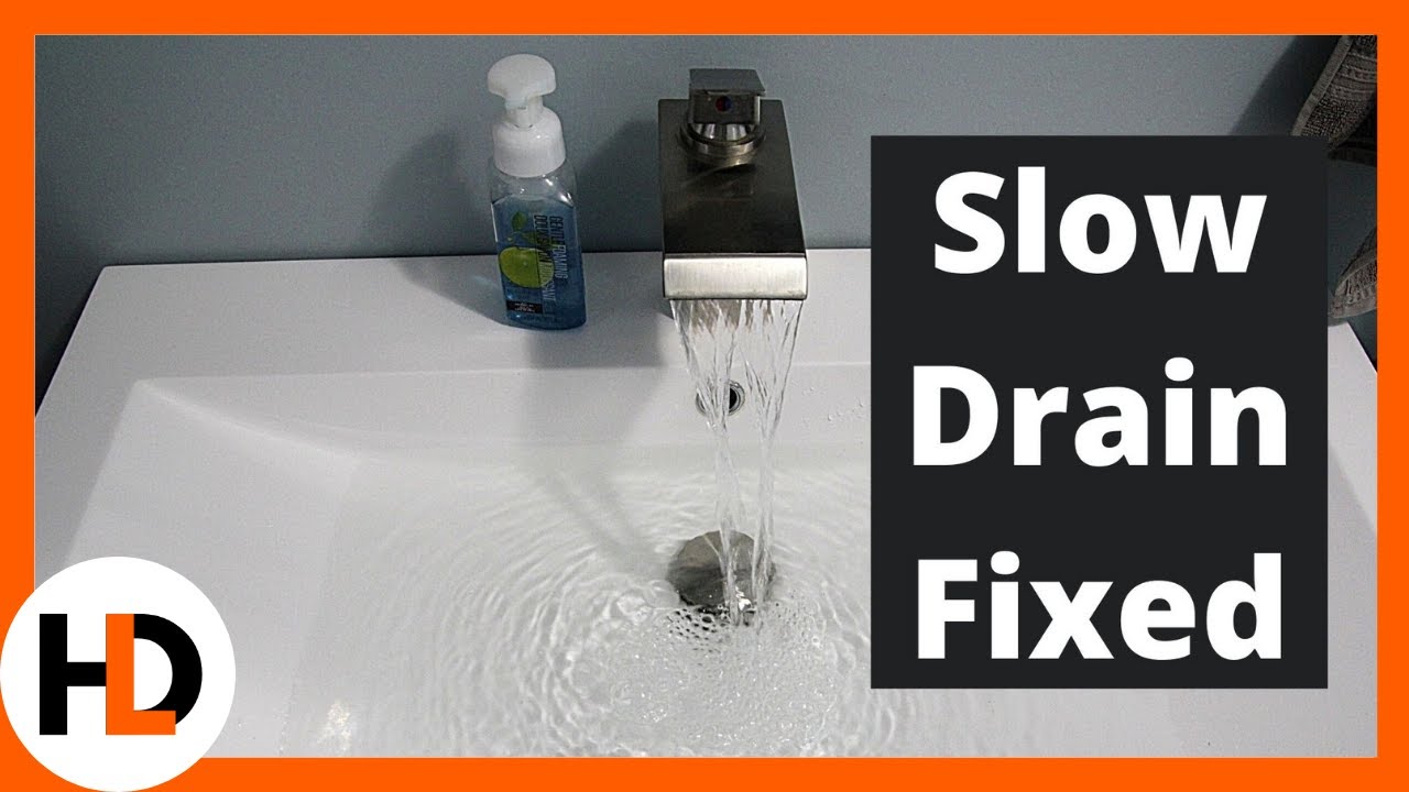 How to permanently fix a slow drain youtube