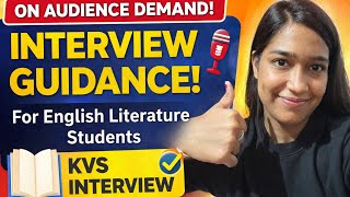 KVS NVS English Interview 2026 🔥 | On Audience Demand | Expected Questions & Smart Answers | #emrs