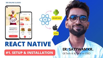 React Native Tutorial in Hindi #2 Setup and Installation in Window