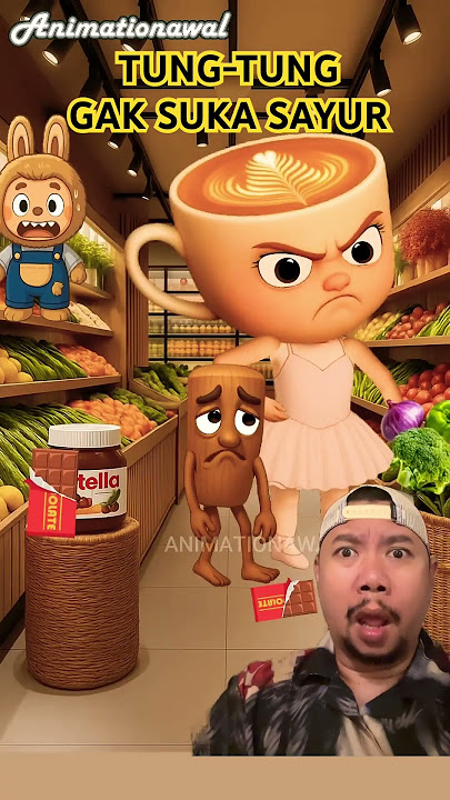 TUNG-TUNG SAHUR GAK SUKA SAYUR!!? #animation #shortsfeed #dubbing