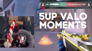 5up is CRACKED (5up valo moments)