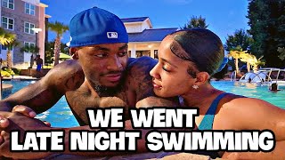 WE WENT SWIMMING!
