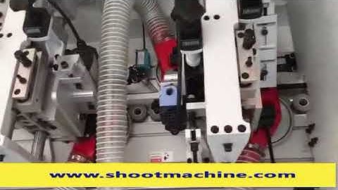 SH450D Applies the full-automatic edge banding machine (corner rounding function)