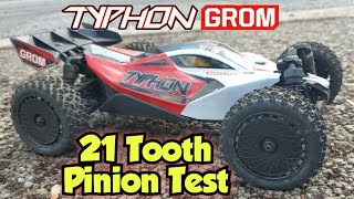 Arrma typhon grom w/21t pinion