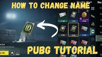 How to Change Your Name in PUBG – Quick & Easy Guide