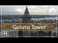 Galata Tower, Istanbul, Turkey (4k Ultra HD)