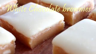 This is WAY better than regular brownies! White Chocolate Brownies