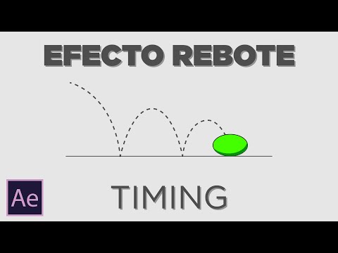 Efecto #Rebote Realista | Timing | Tutorial After Effects