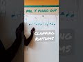 Clapping Rhythms #readingmusic