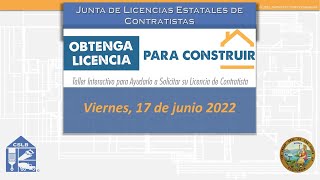 TALLER PARA QUE OBTENGA LICENCIA DE CONSTRUIR PARTE 1 DE 2