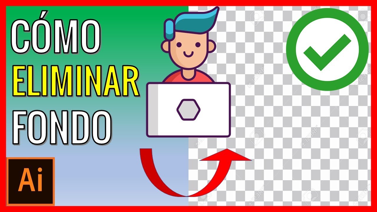 Cómo ELIMINAR FONDO De IMAGEN En ILLUSTRATOR (QUITAR FONDO) ?✓ - YouTube