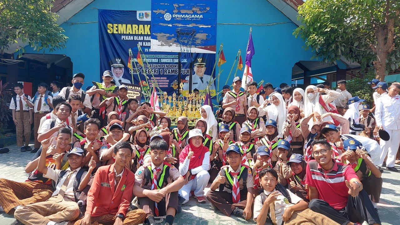 ATRAKSI PRAMUKA SMPN 1 RAMBIPUJI PADA MPLS 2022-2023