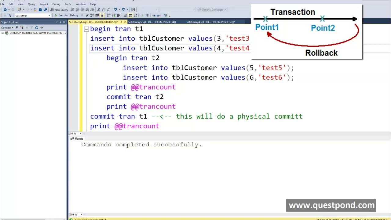 Lab 6 Transactions, Locks and Isolation level in SQL Server. YouTube