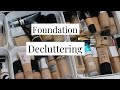 Foundation Collection & Decluttering 2021 | Swatches, speed reviews