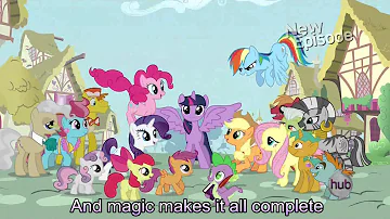 My Little Pony Theme Song [With Lyrics] - My Little Pony Friendship is Magic Song
