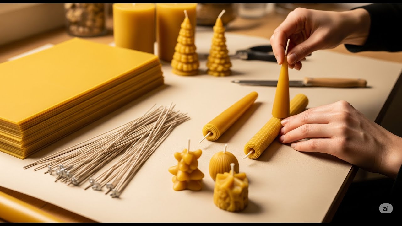 Sada na výrobu sviečok