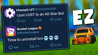 He Lost to a BOT and got Roasted by the Rocket League Community