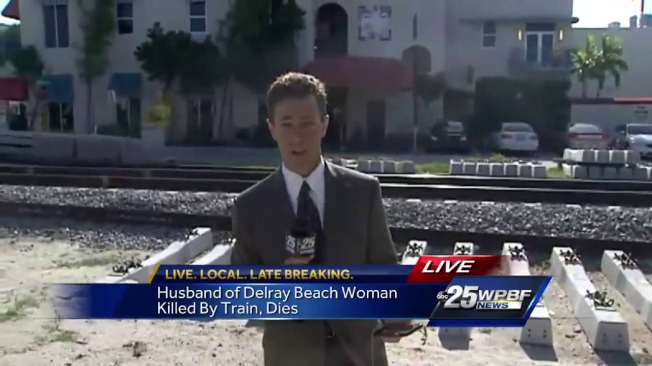 Husband of Delray Beach woman killed by train, dies - YouTube