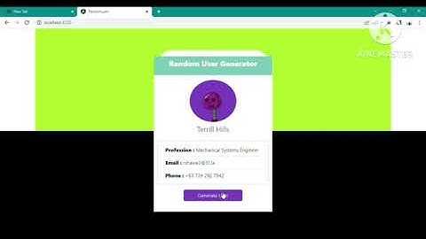 Random User Generator