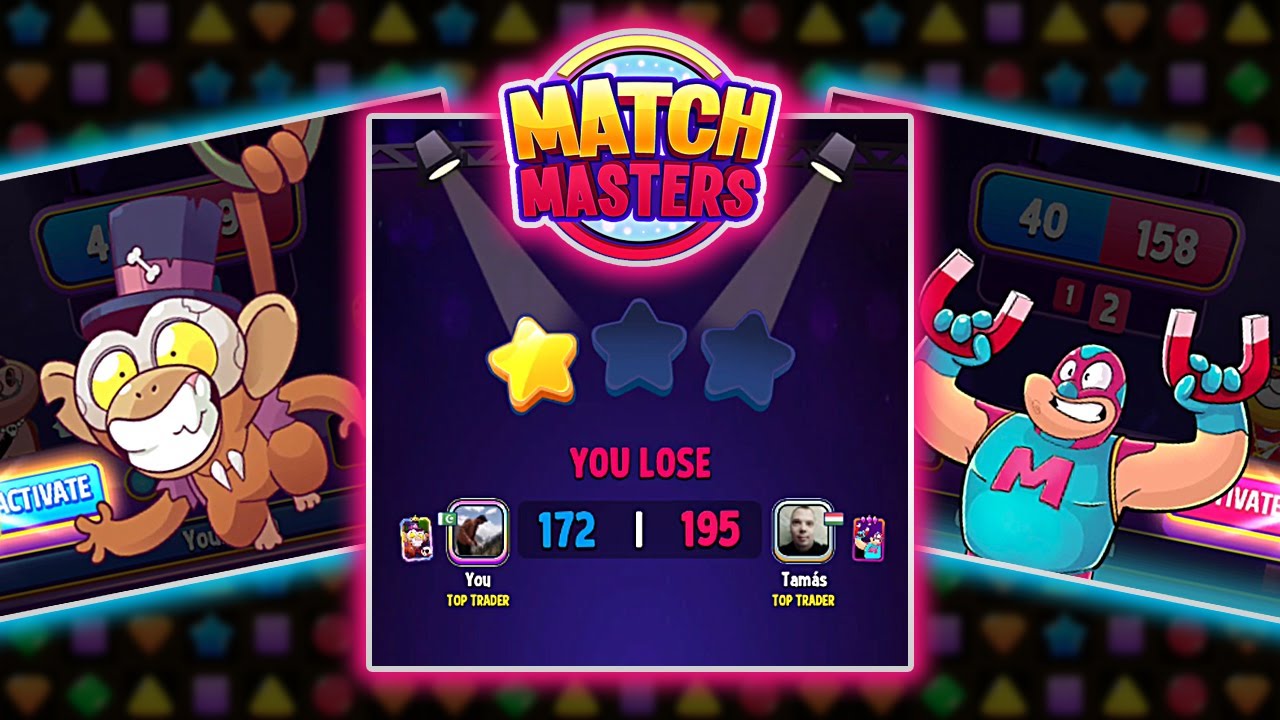 Match Masters, Monkey Joojoo, Queen Cobra, El Magneto, Amazing Gameplay Walkthrough | GamerBoyz