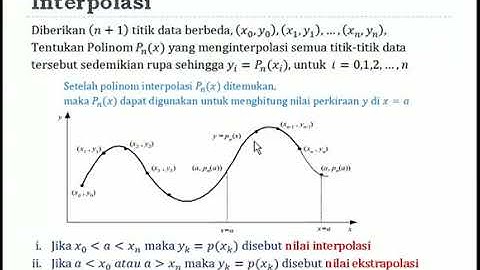 Interpolasi Linier dan Kuadratik