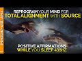 Connect to Source Positive Affirmations While You Sleep.  Sleep Hypnosis. Reprogram. Gratitude 438Hz