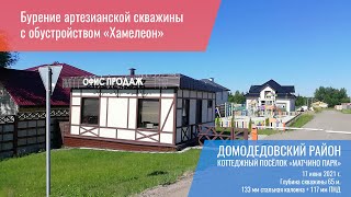 Бурение скважины Домодедовский р-н, коттеджный посёлок Матчино Парк 17.06.2021 Бурение скважины Домодедовский р-н, коттеджный посёлок Матчино Парк 17.06.2021