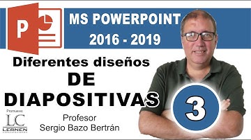 Curso GRATUITO de POWERPOINT | Parte 03 | Diferentes DISEÑOS de DIAPOSITIVAS