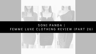 Femme Luxe Clothing Review (Part 26)