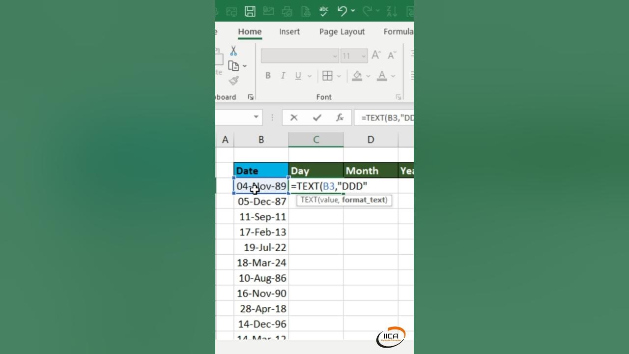 text-function-in-excel-l-how-to-calculate-day-month-year-using-date