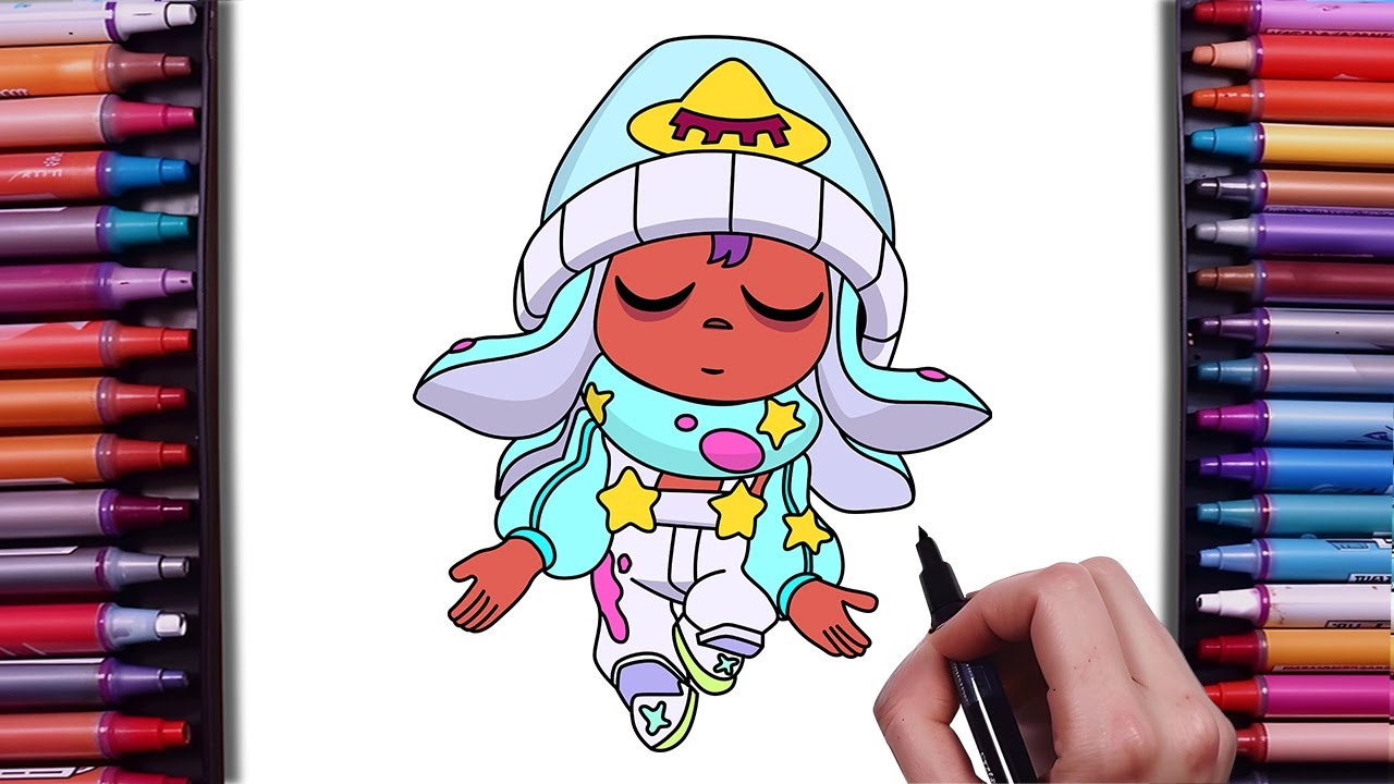 Jak Narysować Sandy Z Brawl Stars How to Draw Jellyfish Sandy From Brawl Stars | New Sandy Skin | Step By