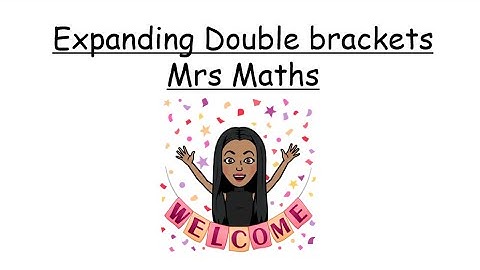 Expanding Double Brackets