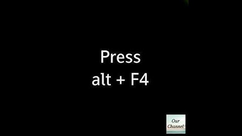 How to shutdown a Computer or laptop using Keys (Keyboard)? #shorts