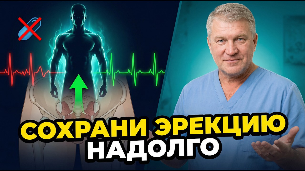 Как СОХРАНИТЬ МОЩНУЮ ЭРЕКЦИЮ в зрелом возрасте? Восстанавливаем потенцию