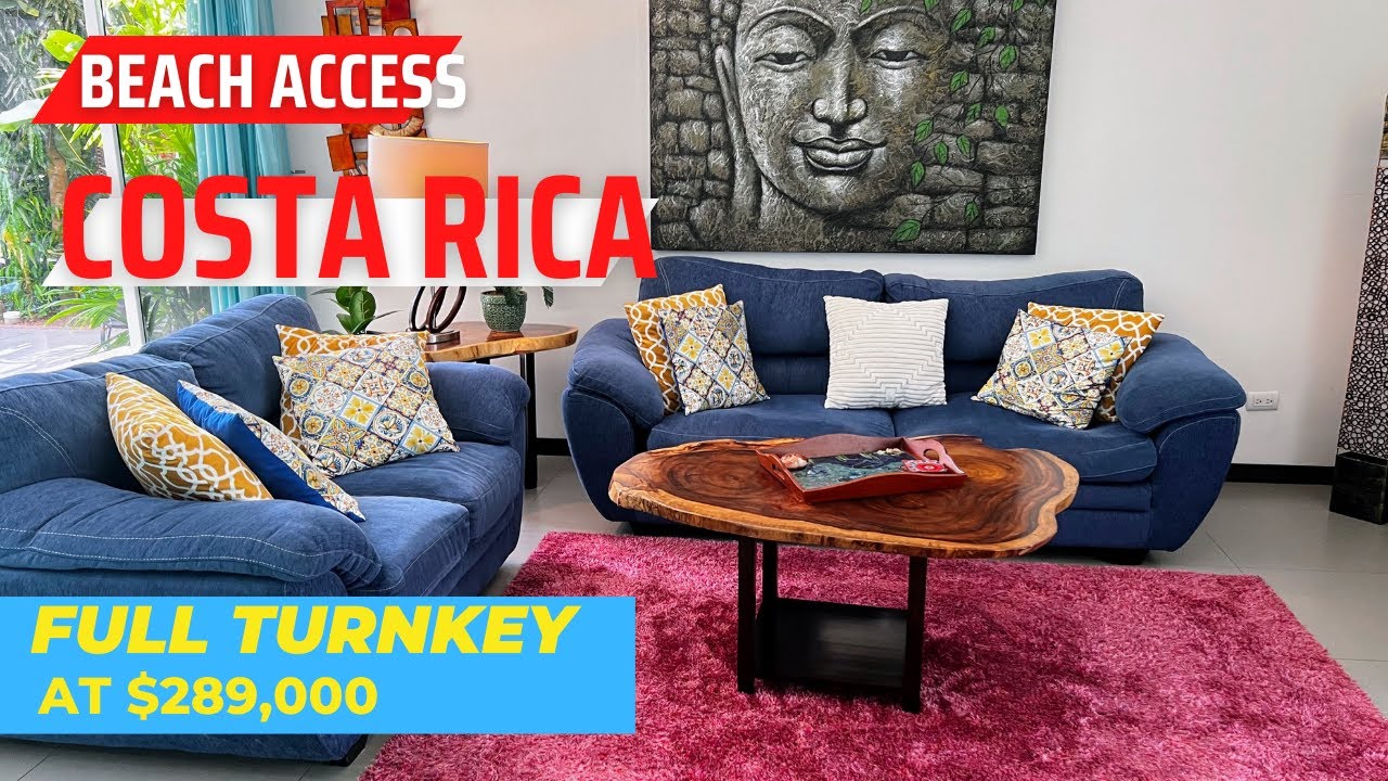 COSTA RICA ~ Jaco Beach Townhome / Direct Beach Access / Private Pool Listed to SELL at $289,000