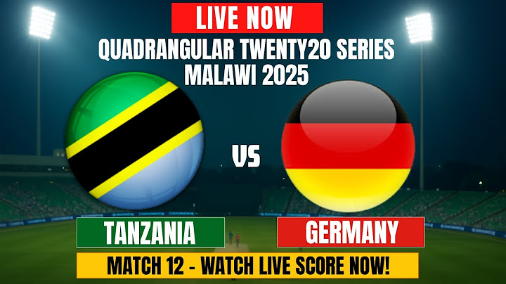 TAN vs GER Live Match Today, 12th T20 | Tanzania vs Germany Live | Hindi Commentary
