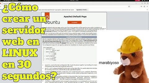 ¿Cómo crear un SERVIDOR WEB en LINUX?