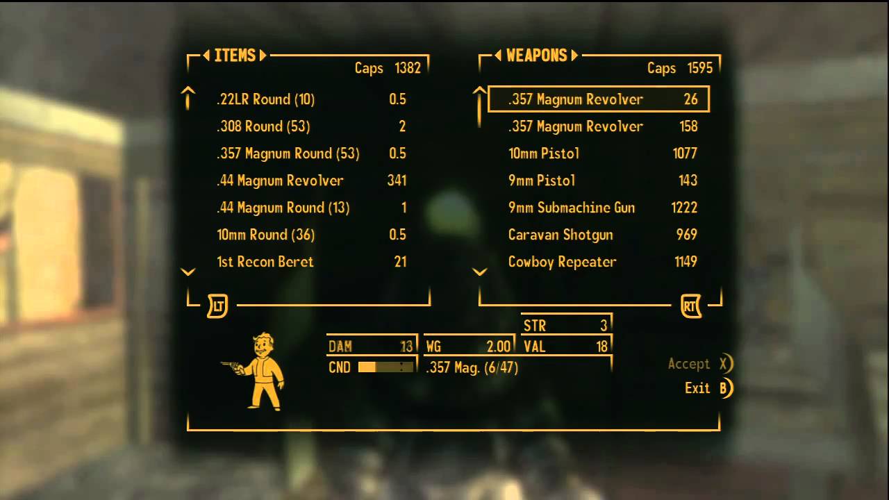 How To Get Infinite Bottle Caps With A Simple Glitch In Fallout: New Vegas  « Xbox 360 :: Wonderhowto