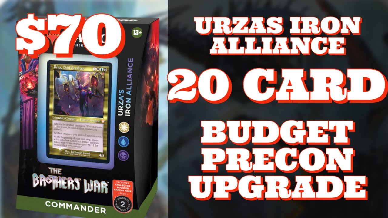 mtg urza commander precon Magic: The Gathering The Brothers' War Retro-Frame Commander Deck