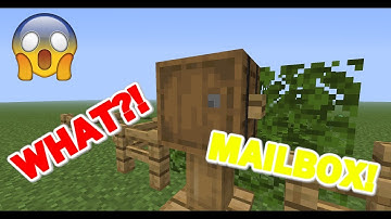 How To Make A WORKING Mailbox In Minecraft! XBOX/PC/MOBILE/PS4