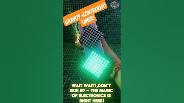 🧠 ESP32 LED Hourglass using MPU6050 🎯 | No MD_MAX72xx! 🚫  #MPU6050 #ArduinoProject#LEDMatrix #ESP32