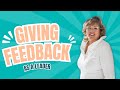 How do you give feedback?
