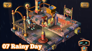 07 Rainy Day | Play Story | Tiny Robots Recharged Easy Gameplay | High Graphic