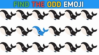 FIND THE ODD EMOJI OUT🕵️‍♂️🔍 | Ultimate Emoji Puzzle Showdown 2024 | Part 2