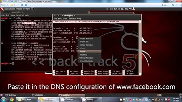 MITM Attack by DNS Spoofing using BackTrack 5 SET and Ettercap