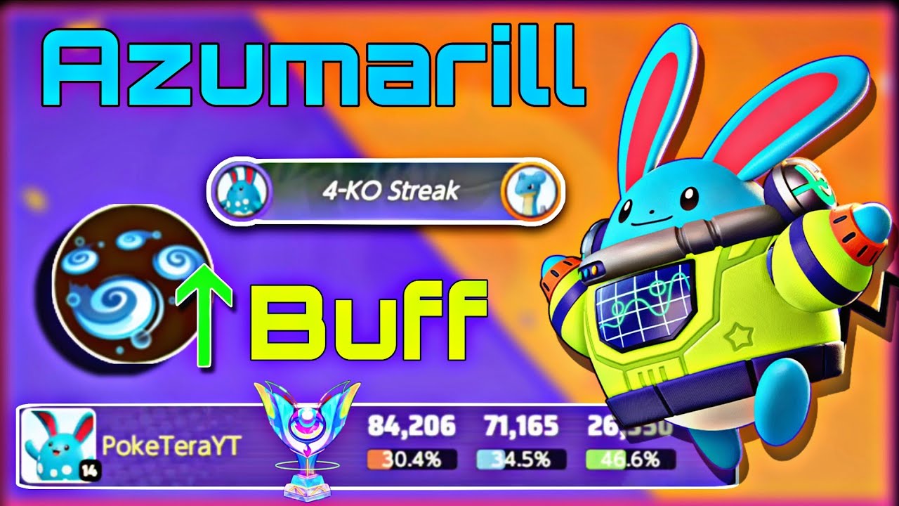 Buff Azumarill Azumarill Got a Buff || Random is Really Awful 😖 || Pokémon Unite ...