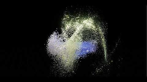 Short study of Unreal Niagara Particles Driven by Audio