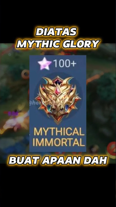 Tier baru di atas glory yaitu Mythic Immortal #shorts #mlbb #mlbbshorts